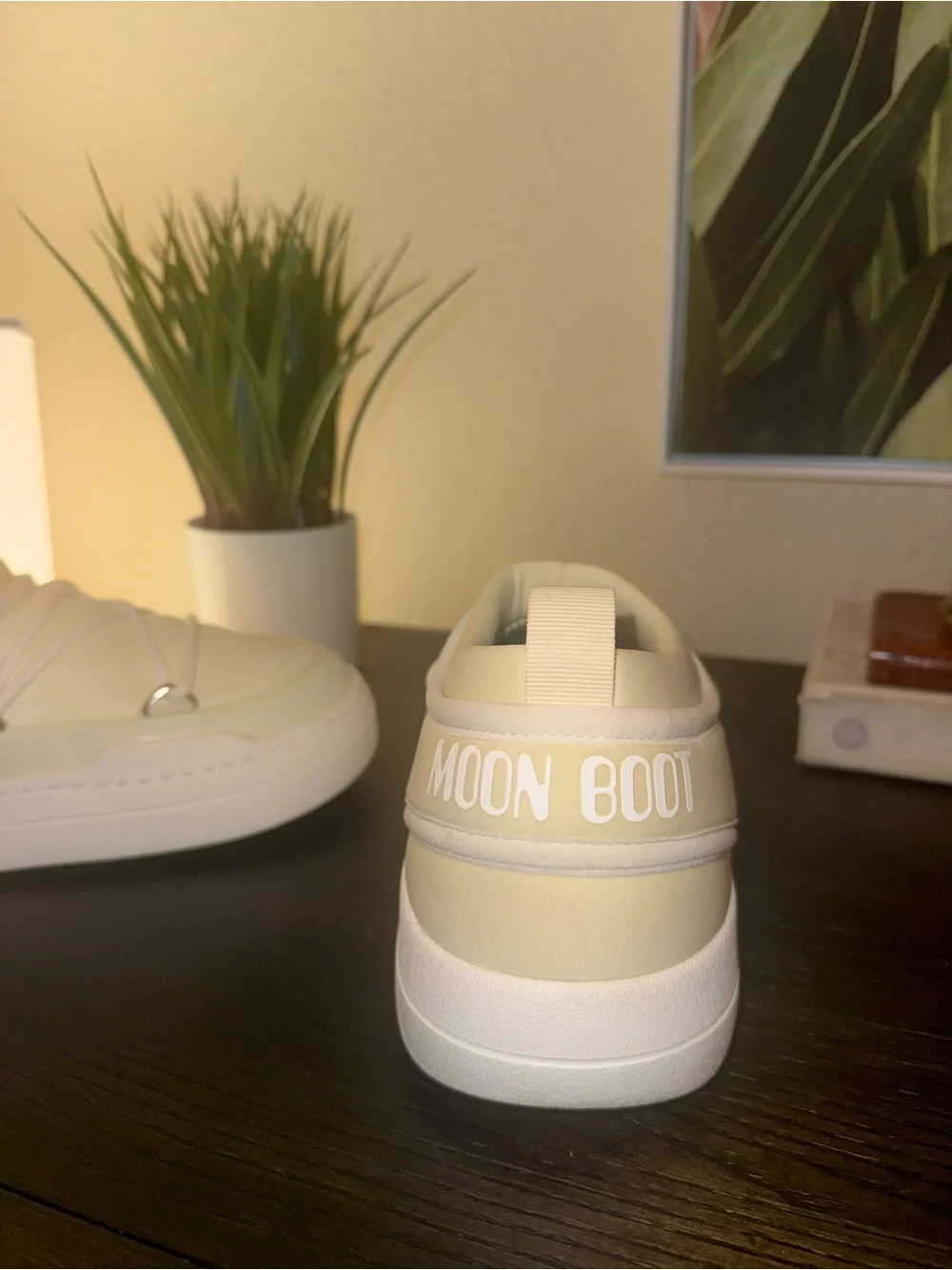 Moon Boot park icon cream sneakers